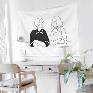 벽 가리개 포스터 패브릭 대형 바라보기 S WEB2852