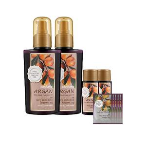 과일나라 컨퓸 아르간 화이트머스크 트리트먼트 에센스 헤어오일 120ml/25ml x 2개 + 파우치