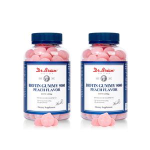 닥터브라이언 비오틴 5000 복숭아맛, 100구미, 2개