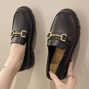 [오노마] ONM 골드체인 장식 통굽 로퍼 단화 EVA 키높이 봄여름슈즈