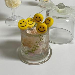 [RGL8P906]레인래빗 생일초 큐티스마일초 파티용품 파티초