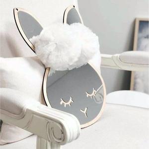 [RG3Q501T]토끼 안전 거울 유아용거울 아이방거울