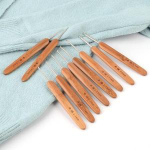 [RGM9QN23]10P 원목 뜨개질 코바늘 세트 코바늘세트