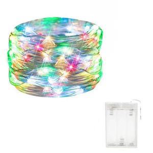 [RG4P4772]일렉킹AA건전지용 컬러줄전구10M LED와이어전구