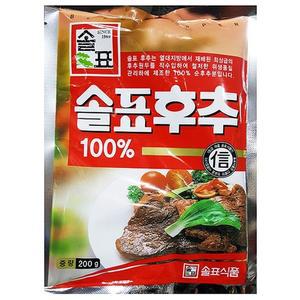 [XBH9KJLO_47]흑후추가루 솔표 200g X50 흑후추 후추가루 가