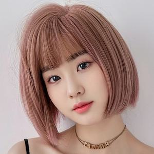 키라비 가발 여성 통가발 단발 머리 숏컷 32cm DTF-3116