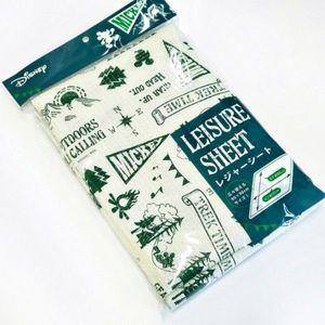 미키마우스 피크닉 캠핑 소풍 레저 방수 돗자리 그린