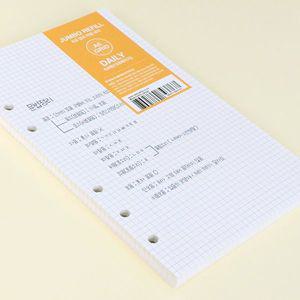 워너디스 A6 6공 점보 리필 3mm 모눈 내지