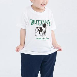 [험블스튜디오] 강아지 프린팅 주니어 면 반팔티