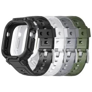 애플워치 9 8 7 호환 6 5 4 SE3 세대 울트라3 2 1 플레인 올인원 일체형 케이스 스트랩 시계줄 밴드 40mm 41mm 44mm 45mm 49mm 