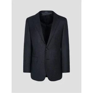 [Prestige] 울 글렌체크 레귤러핏 수트 재킷 - 애쉬 (GA4901P114)