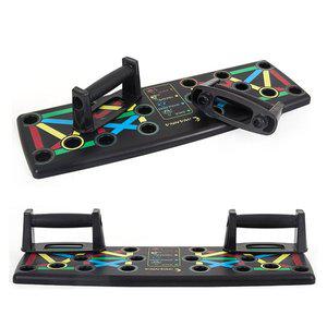 [아이워너] 레인보우 14가지 멀티 푸쉬업 보드 푸쉬업바 팔굽혀펴기 가슴 어깨 운동기구