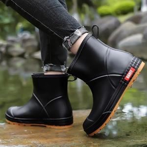 [BZJ57J18_49]여성 여름 장마철 출근 우기 폭우 검정색