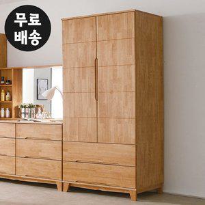 [벤티스가구]엔드 원목 옷장 싱글 장롱 안방 입본장 원룸 작은방 옷장 키큰 농 서랍 장 투서랍