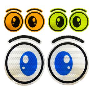 카노바 잠깨우는 눈썹왕눈이 스티커 졸음운전방지 반사스티커 화물차 버스 대형트럭 오토바이용