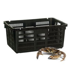 꽃게박스/플라스틱 바구니 대형 수산물 농산물 어상자 과일 운반 프라스틱 이사 이삿짐 바스켓  사각소쿠리