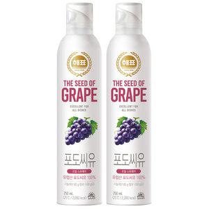 해표 오일스프레이 포도씨유 250ml x 2개