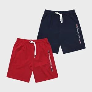 [타미힐피거]타미힐피거 레터링 로고 반바지 09T4264