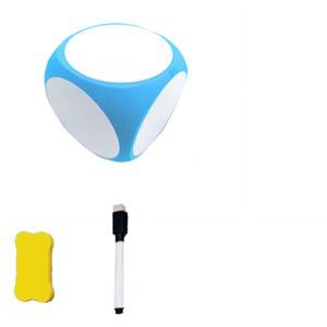 대형 스펀지 화이트보드주사위 보드판 글쓰기 체육주사위 블루