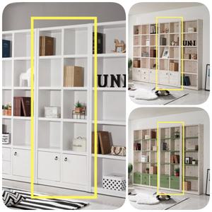 아이방 5단책장 거실서재화 만화 도어 책꽂이 800