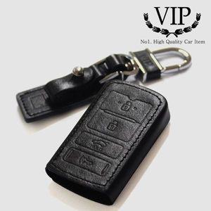 VIP 천연가죽 스마트 키케이스 K7 K9 4버튼 W7F2F6D