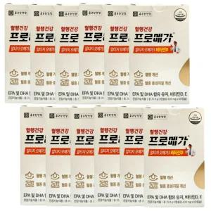 종근당건강 혈행건강 프로메가 알티지 오메가3 비타민D 430mg x 60캡슐 x 12박스
