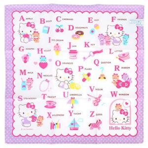 헬로키티 캐릭터 알파벳 손수건 핸드타올(일)) 144084