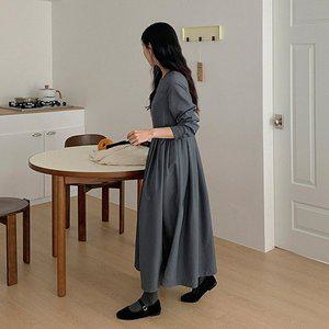 [공구우먼] [제작] 리지아 피치 플리츠 롱 원피스 78818 빅사이즈여성의류