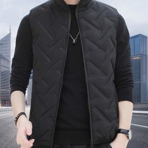 남자 패딩조끼 솜 경량 집업 베스트 캐주얼 빅사이즈 간절기 조끼패딩