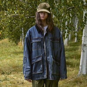 플루크 데님 워크 퀼팅 자켓 FDJ102 / 2color W