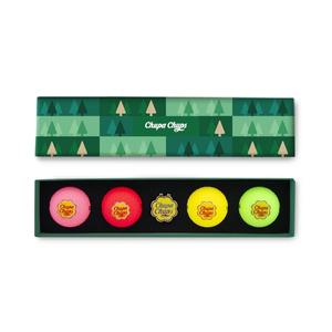 골프공 선물 츄파춥스 윈터 그린 트리 겨울 패킹버전 4구볼마커winter 세트 크리스마스 선물