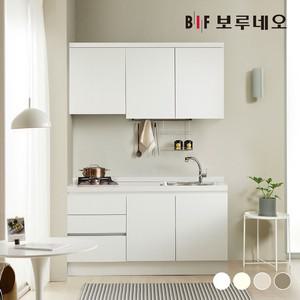 나비드 주방 싱크대 시공 일자형 1.5m E0 PET소재