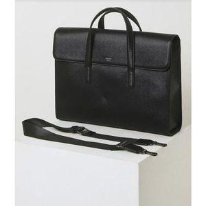 [NS홈쇼핑][헤지스ACC] HJBA4F411  블랙 로고배색 가죽  서류가방[34812942]