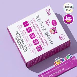 더데이 키즈 유당없는 튼튼유산균 비타민D 키즈 유산균 어린이프로바이오틱스 라즈베리맛(30포)