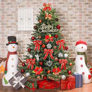 1.5m 레드리본 전나무 크리스마스 트리 세트 크리스마스 트리 150 전나무 트리 크리스