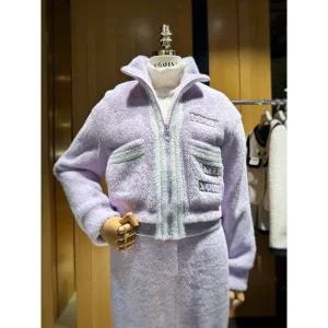 [시흥점][에고이스트]에고이스트 여성 테이프 배색 포인트 하이넥 점퍼 (EP4CZ160)