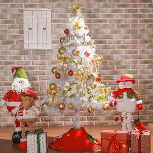 1.5m 골드리본 화이트 크리스마스 트리 세트 크리스마스 트리 150 크리스마스 트리키