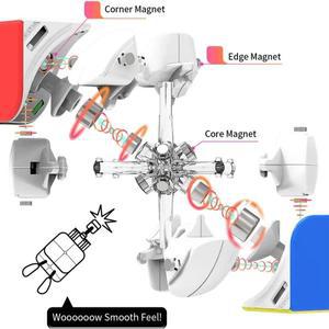 과학교구용품 CubeFun 자석 스피드 큐브 0.47, GAN251 M Leap Pro Air 2x2 GANCUBE251M 2x2 퍼즐, GAN251 0