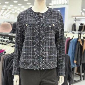 [조이너스]여성 정장 23신상 라운드 트위드 겨울 자켓 브랜드JDW0WJK0260_US