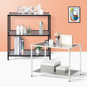 반투명모듈선반 쇼파사이드테이블 침대협탁 슬림 수납 벽선반 수납선반 3단선반 미니선반