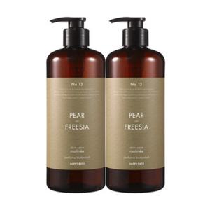 해피바스 스킨케어 퍼퓸 바디워시 페어앤프리지아향 900g 2개