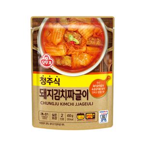 오뚜기 청주식 돼지김치짜글이 즉석조리 450g x 9개
