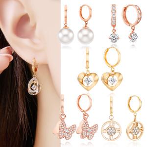 주리에떼 14K 18K 귀걸이 팔찌 베스트 심플 패션 데일리 로즈골드 금귀걸이 기념일선물