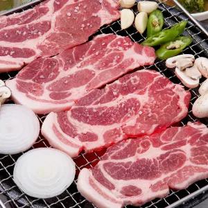 [두산FS] 정성껏 키운 한돈 냉장 목살 500g (구이용)