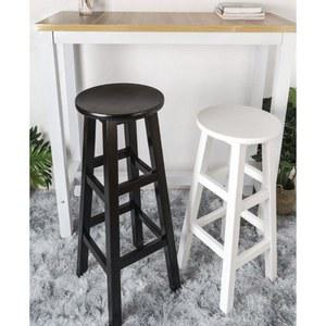 식탁 빠텐 높은 바텐 체어 철제 카페 발걸이형 바의자 바체어 스툴 원목 65cm