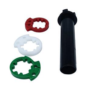 오토바이 핸들 바 그립 트위스트 스로틀 가속기 슬리브 튜브, ATV 수터, 오토바이 전자 자전거 모페드, 7/8 인치 트위스트 코어, 22mm, 1 세트