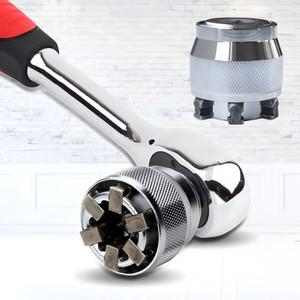 멀티 소켓 렌치 라쳇 핸들 복스 어댑터 다용도 육각 깔깔이 10-19mm