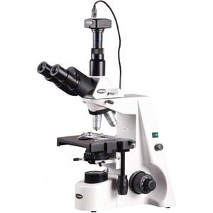AMSCOPE T690C 5M 디지털 삼안 화합물 현미경, 40X 2500X 배율, WH10X 및 WH25X 초광각 아이피스, 인피니티 오브제, 브라이트필드, 콜러 콘덴서, 이중 레이어 기계식 스테이지, 리듀스 렌즈 소프트웨어가 포함된 5MP