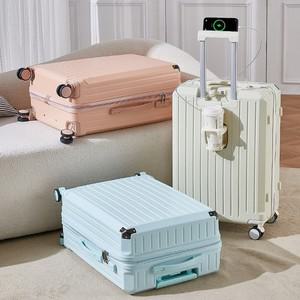 [당일출고 레디백 세트] USB충전 파스텔톤 모던 캐리어 기내용 여행용 20인치 24인치 28인치