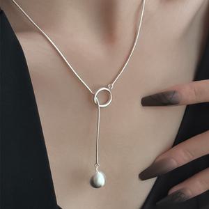 시르딘 포인트 여성 실버 목걸이